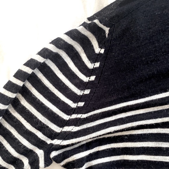 Isabel Marant Etoile Linen V-neck Cropped Sweater - Picture 4 of 6